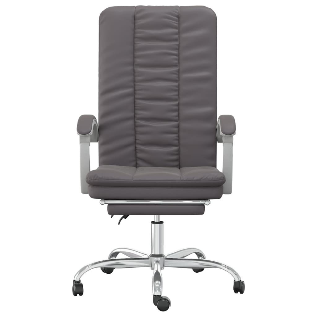 Fauteuil inclinable de bureau Gris Similicuir - XIOS