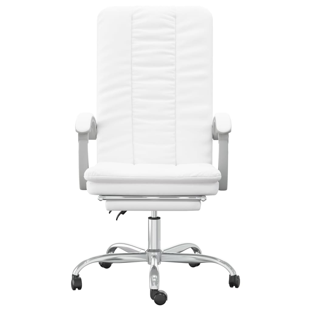 Fauteuil inclinable de bureau Blanc Similicuir - XIOS