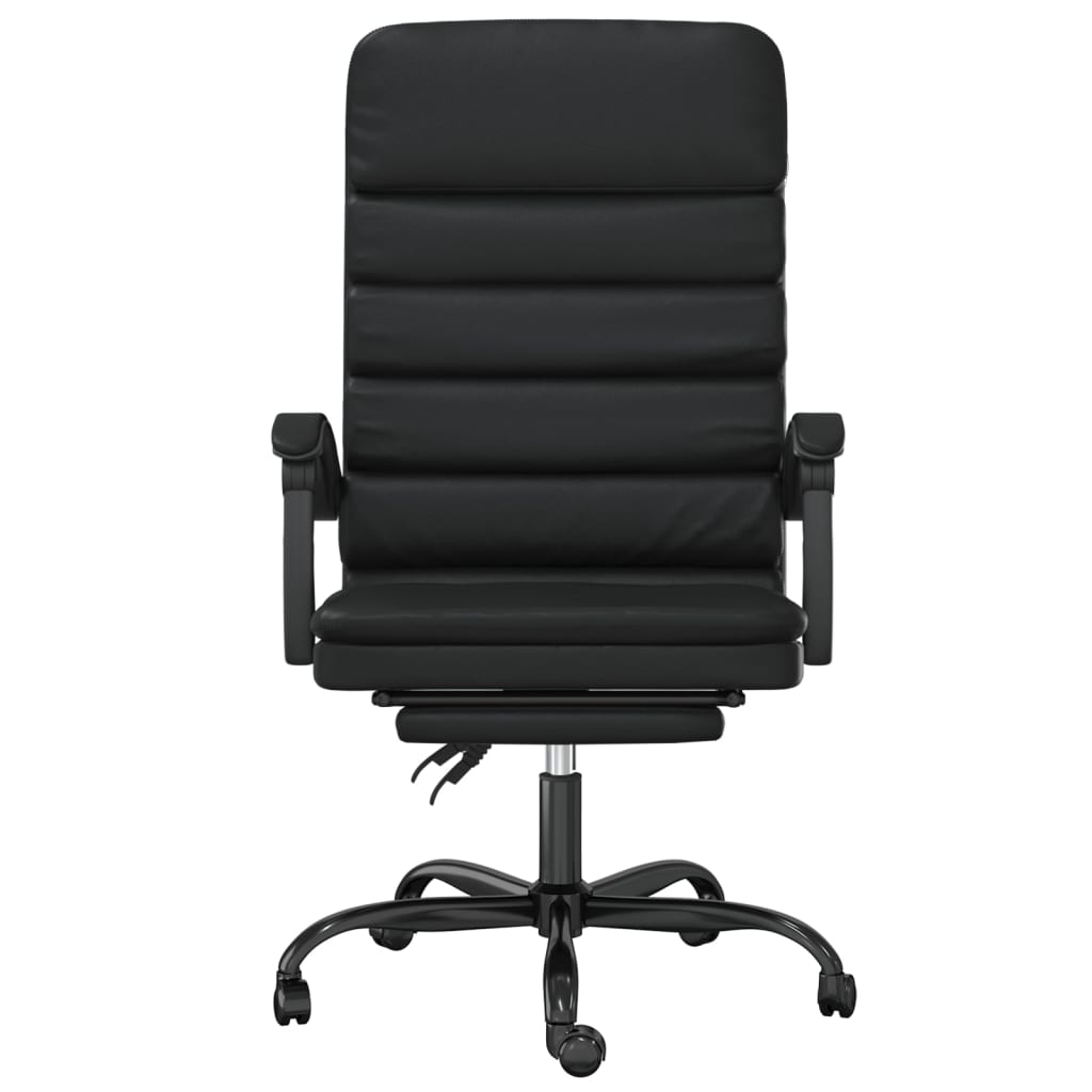Fauteuil de massage inclinable de bureau Noir Similicuir - XIOS