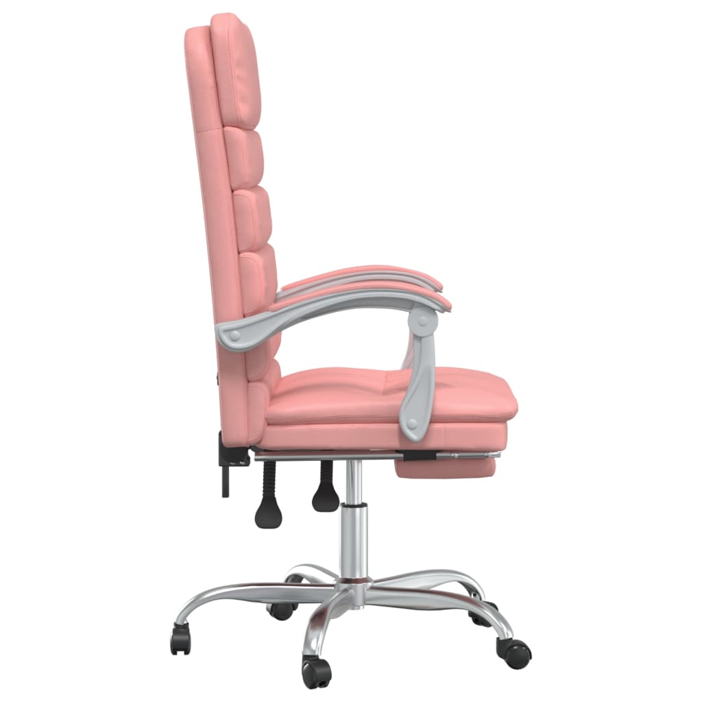 Fauteuil de massage inclinable de bureau Rose Similicuir - XIOS