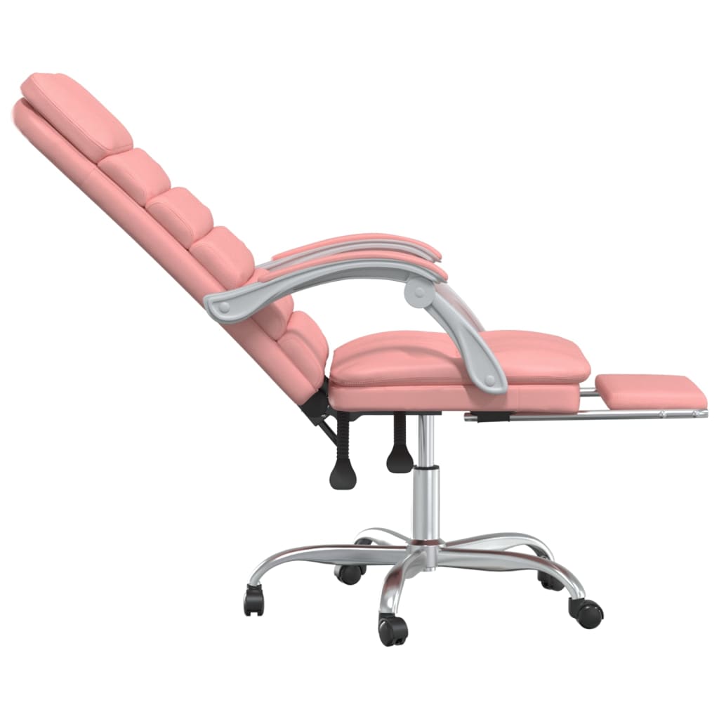 Fauteuil de massage inclinable de bureau Rose Similicuir - XIOS