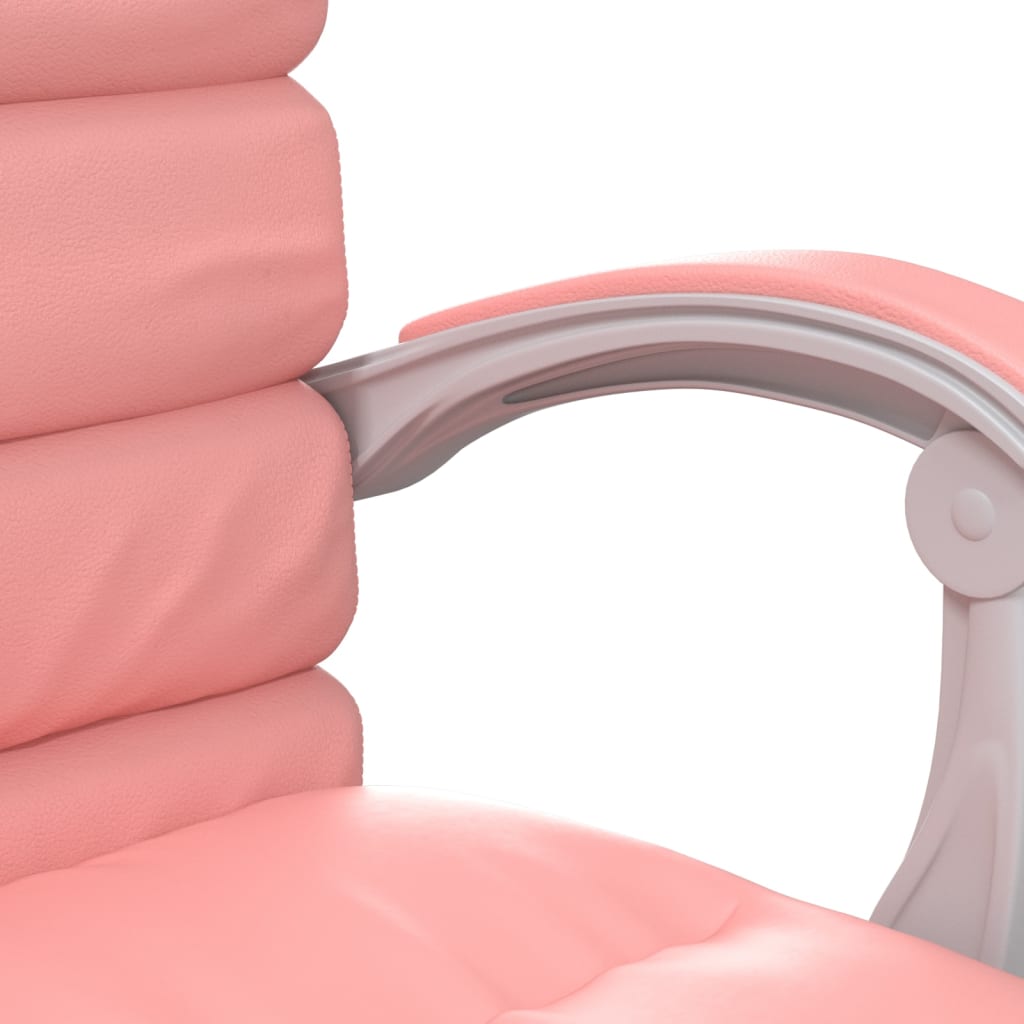 Fauteuil de massage inclinable de bureau Rose Similicuir - XIOS