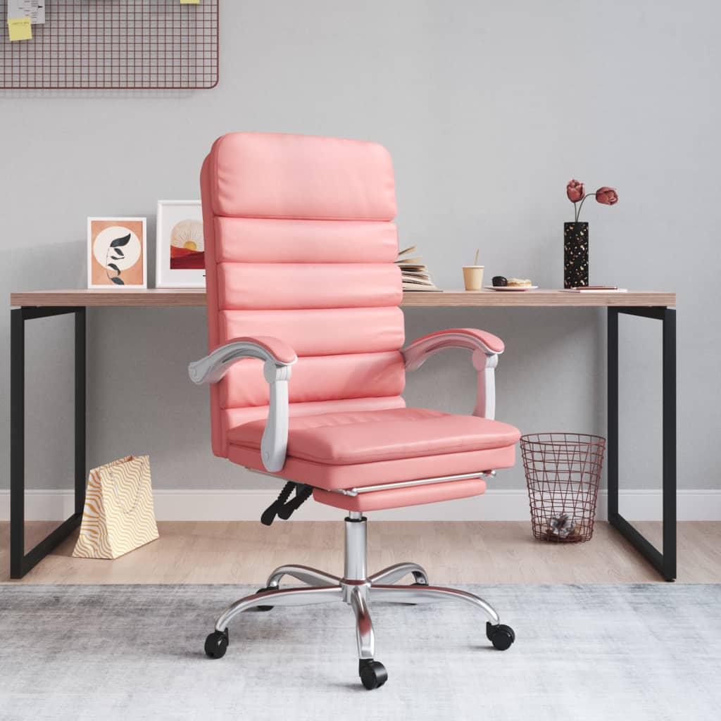 Fauteuil de massage inclinable de bureau Rose Similicuir - XIOS