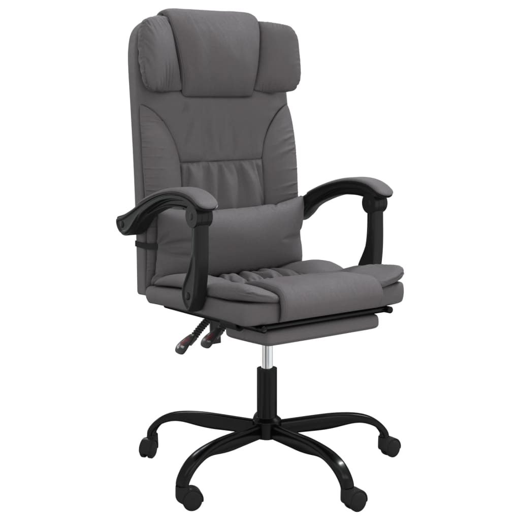 Fauteuil inclinable de bureau Gris Similicuir - XIOS
