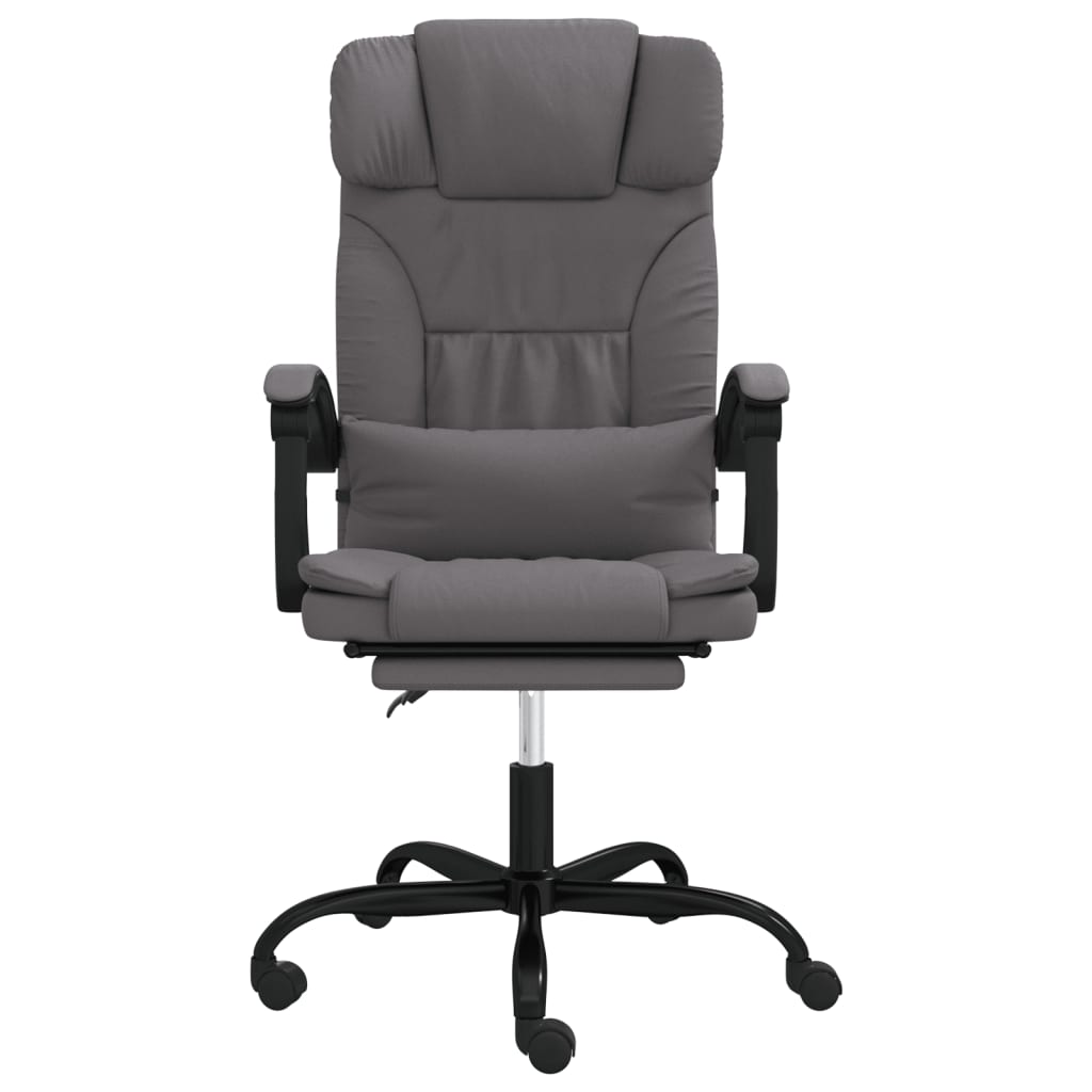 Fauteuil inclinable de bureau Gris Similicuir - XIOS