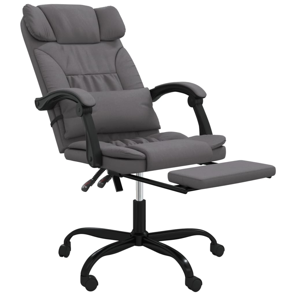 Fauteuil inclinable de bureau Gris Similicuir - XIOS