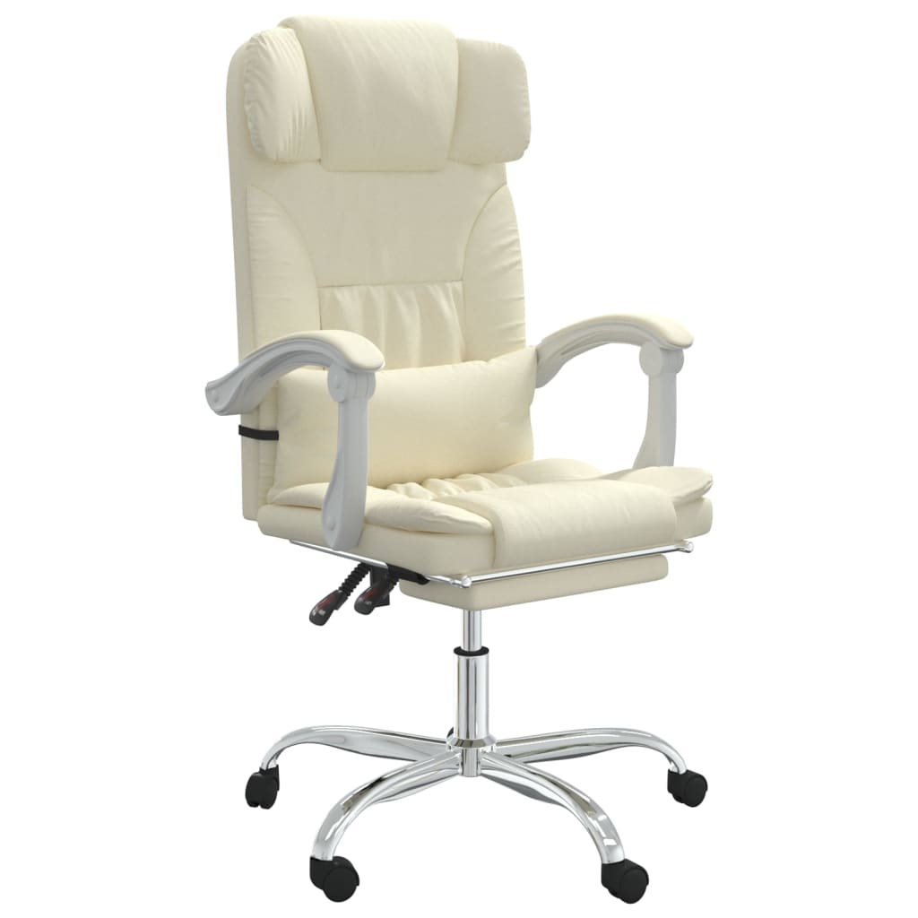 Fauteuil inclinable de bureau Crème Similicuir - XIOS