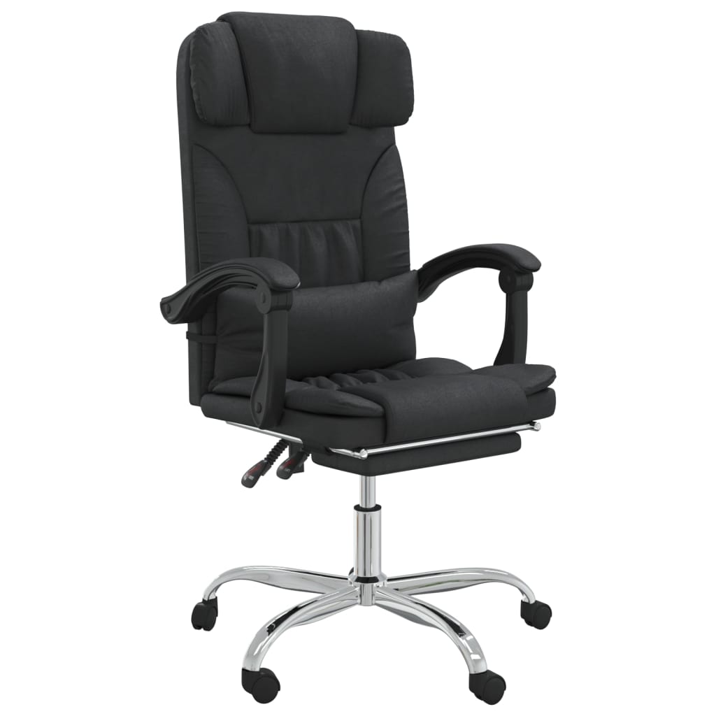 Fauteuil de massage inclinable de bureau Noir Similicuir - XIOS