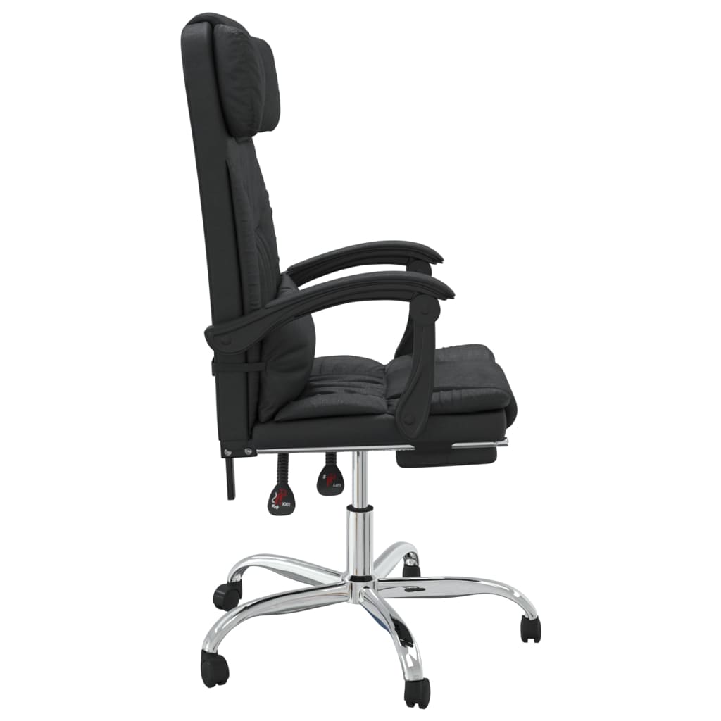 Fauteuil de massage inclinable de bureau Noir Similicuir - XIOS