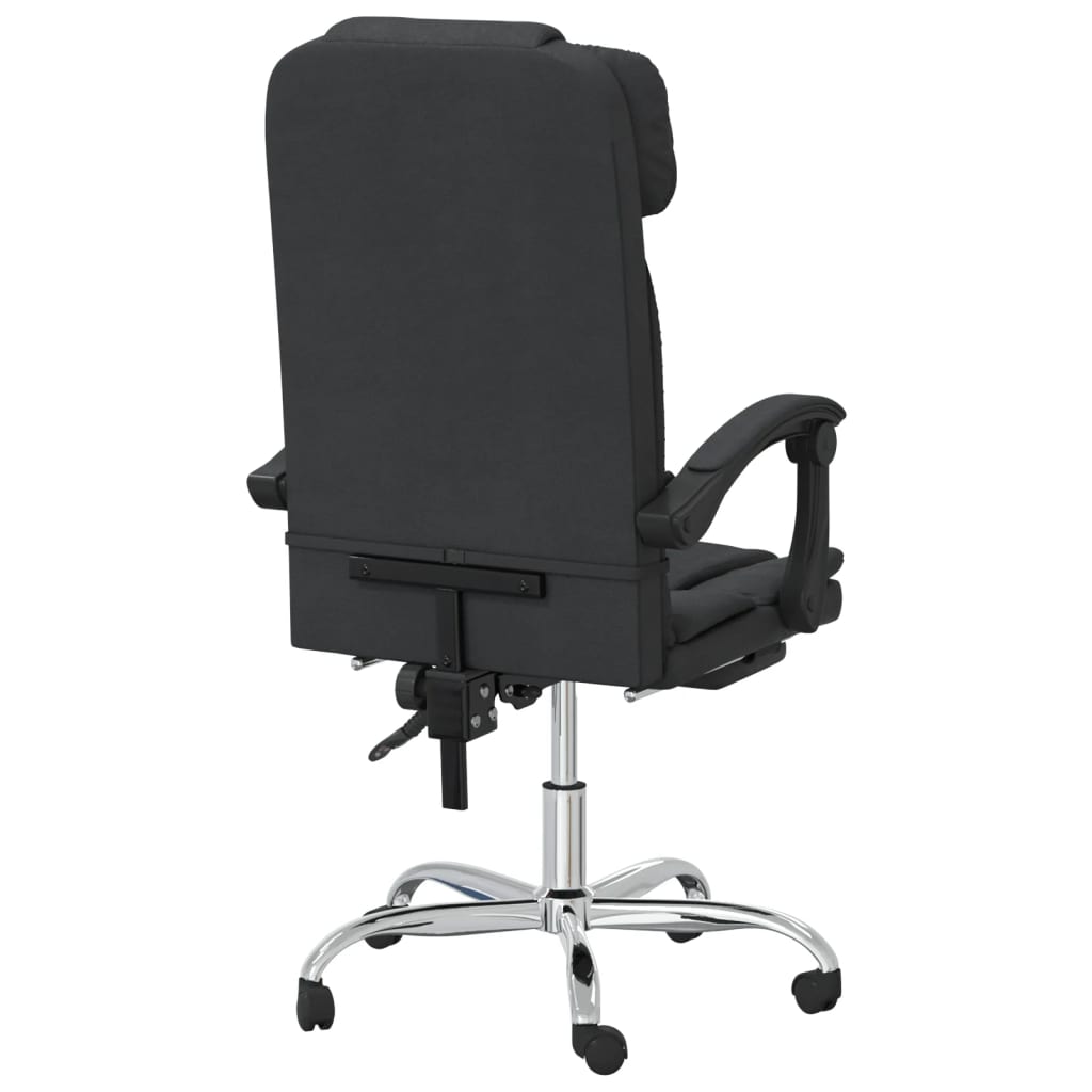 Fauteuil de massage inclinable de bureau Noir Similicuir - XIOS