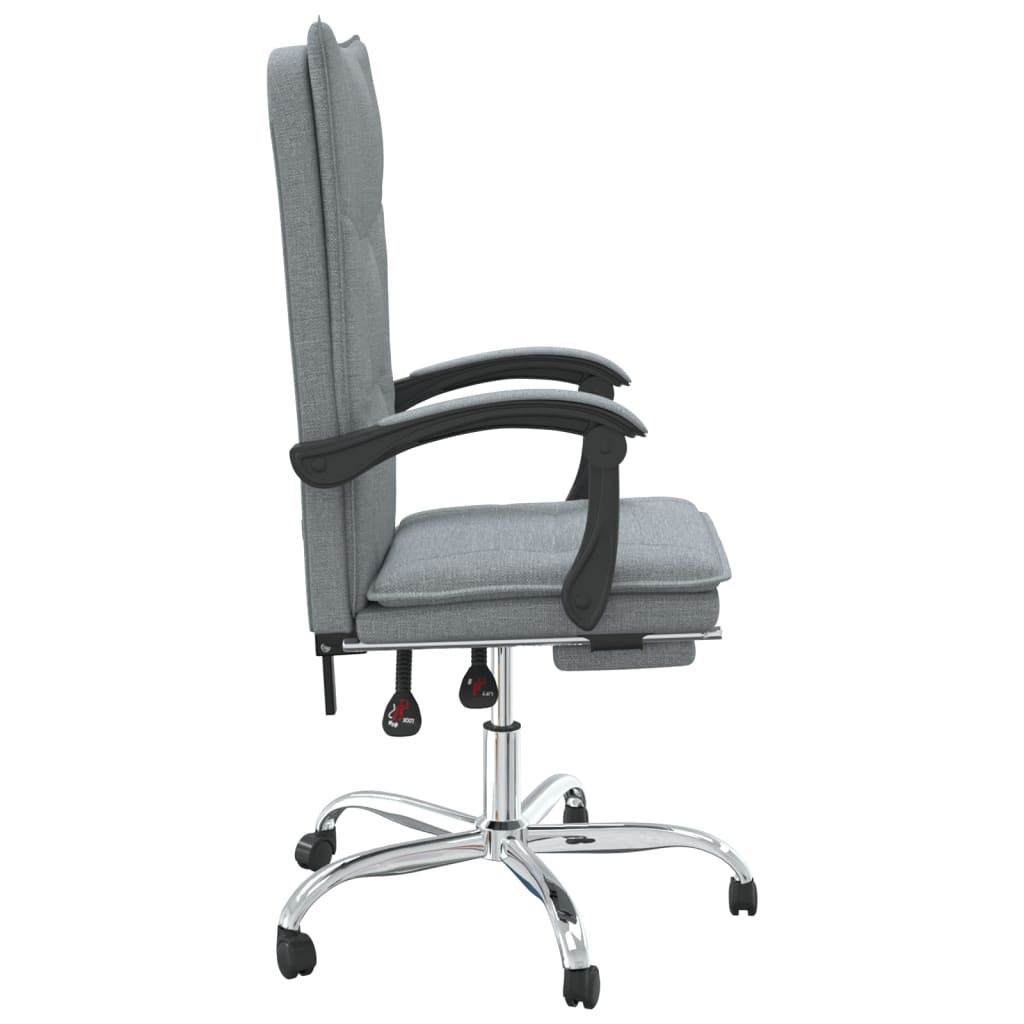 Fauteuil inclinable de bureau Gris clair Tissu - XIOS