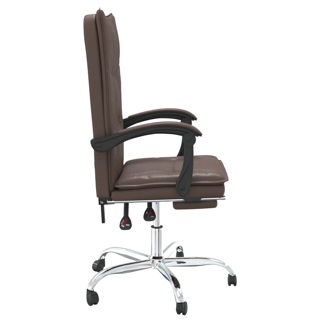 Fauteuil inclinable de bureau Marron Similicuir - XIOS