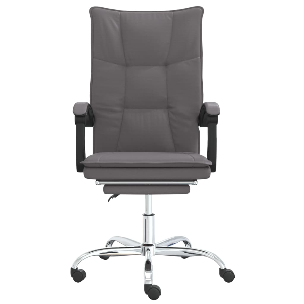 Fauteuil inclinable de bureau Gris Similicuir - XIOS