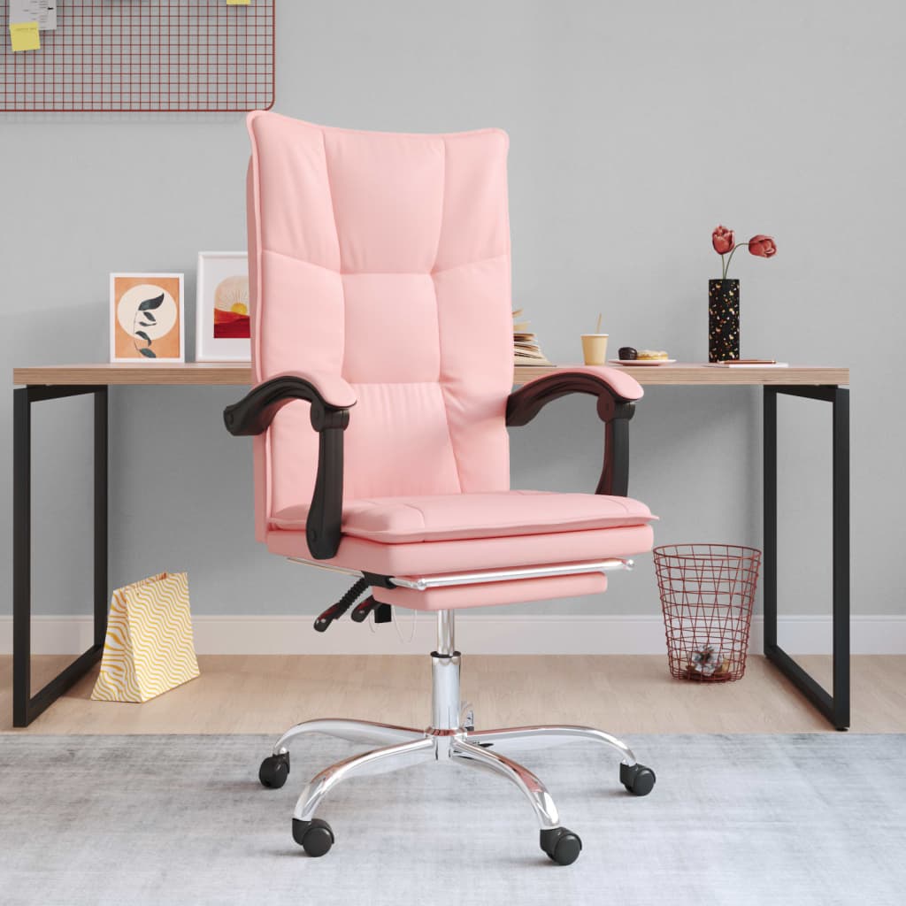 Fauteuil inclinable de bureau Rose Similicuir - XIOS