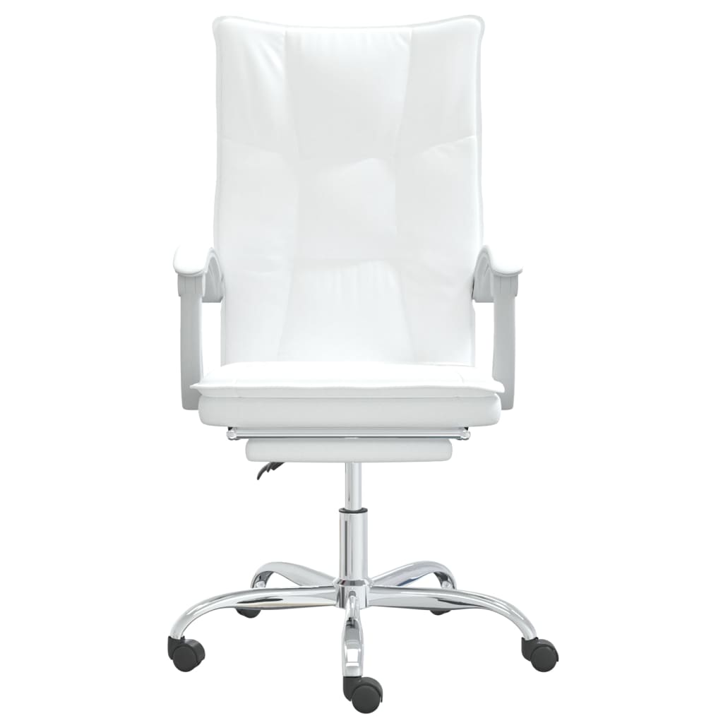 Fauteuil inclinable de bureau Blanc Similicuir - XIOS