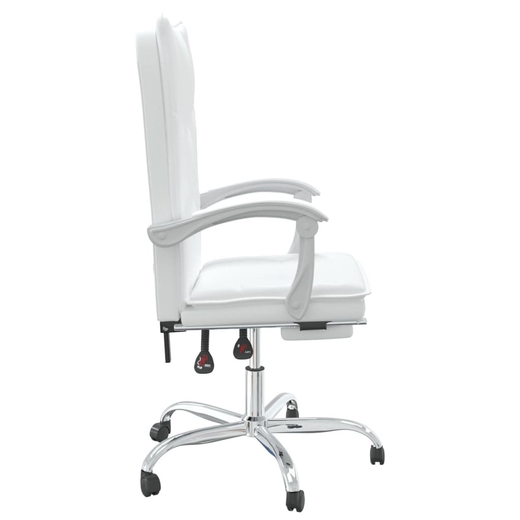 Fauteuil inclinable de bureau Blanc Similicuir - XIOS