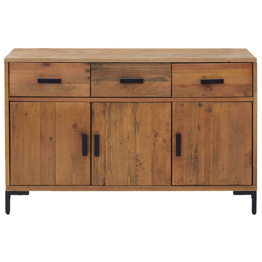 Buffet Marron 110x35x70 cm Bois de pin massif - XIOS