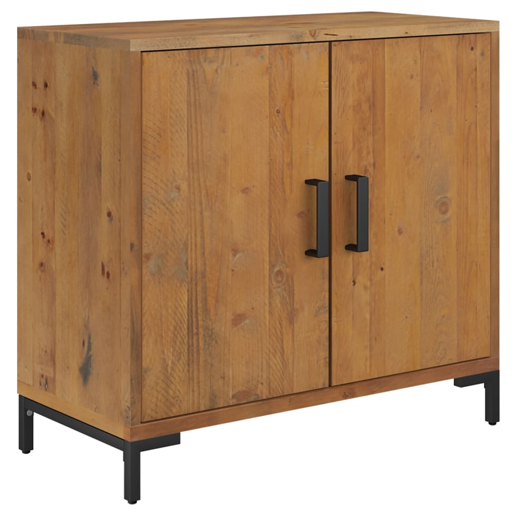 Buffet Marron 75x35x70 cm Bois de pin massif - XIOS