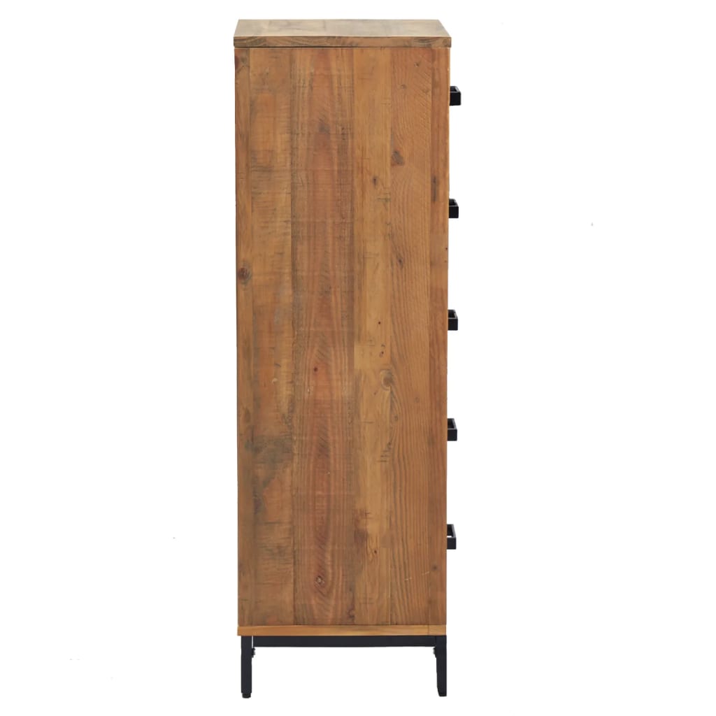Commode 42x35x110 cm Bois de pin massif - XIOS