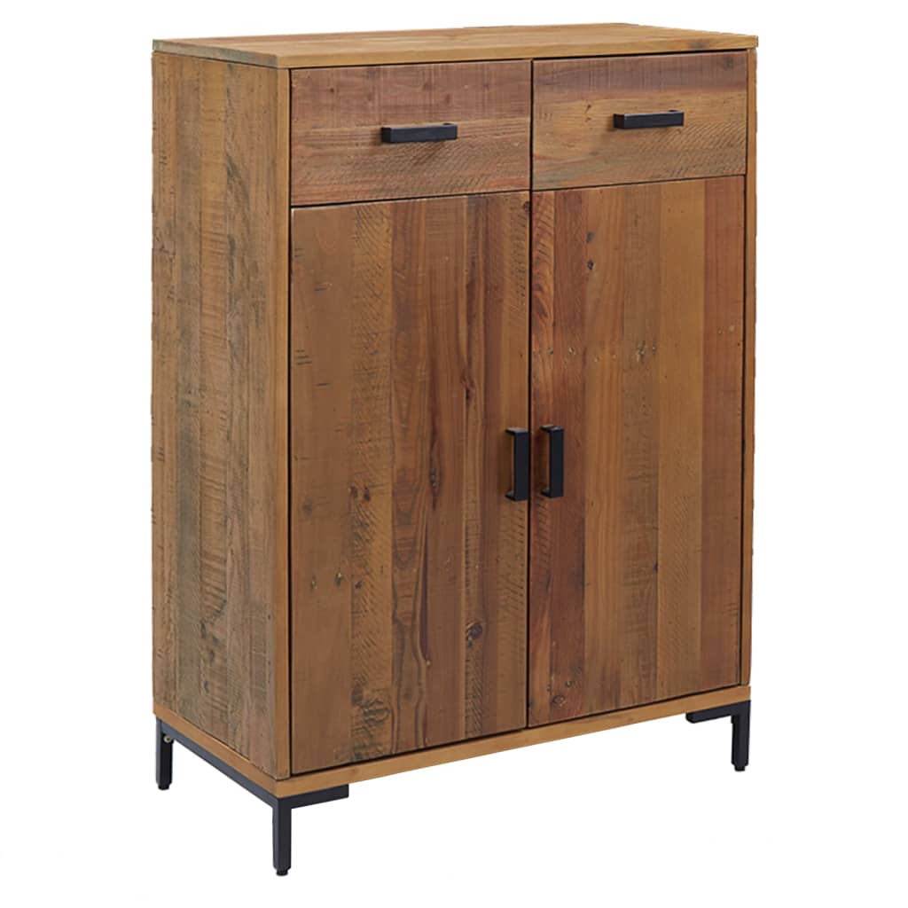 Étagère à chaussures 75x40x110 cm Bois pin massif - XIOS