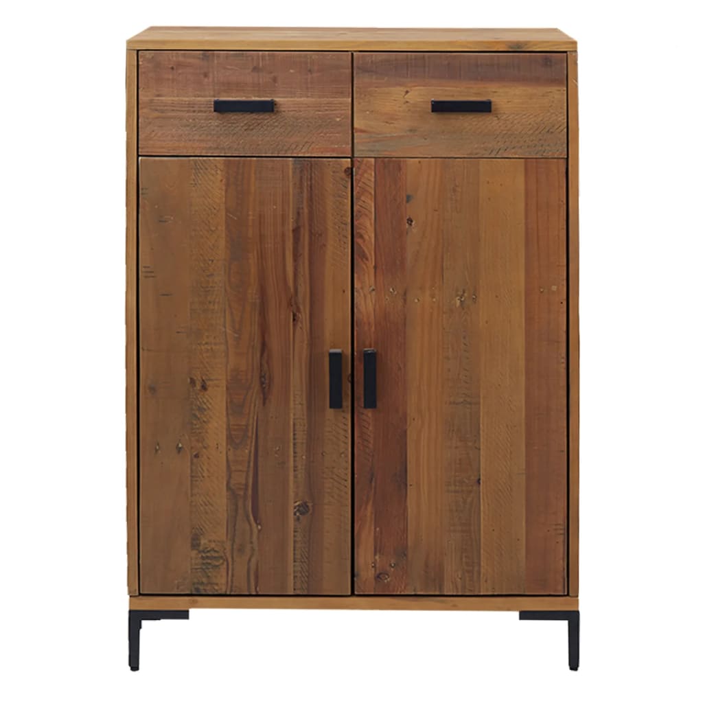 Étagère à chaussures 75x40x110 cm Bois pin massif - XIOS