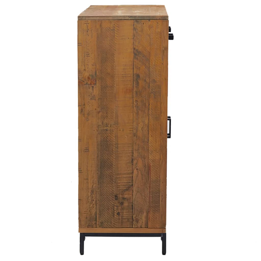 Étagère à chaussures 75x40x110 cm Bois pin massif - XIOS