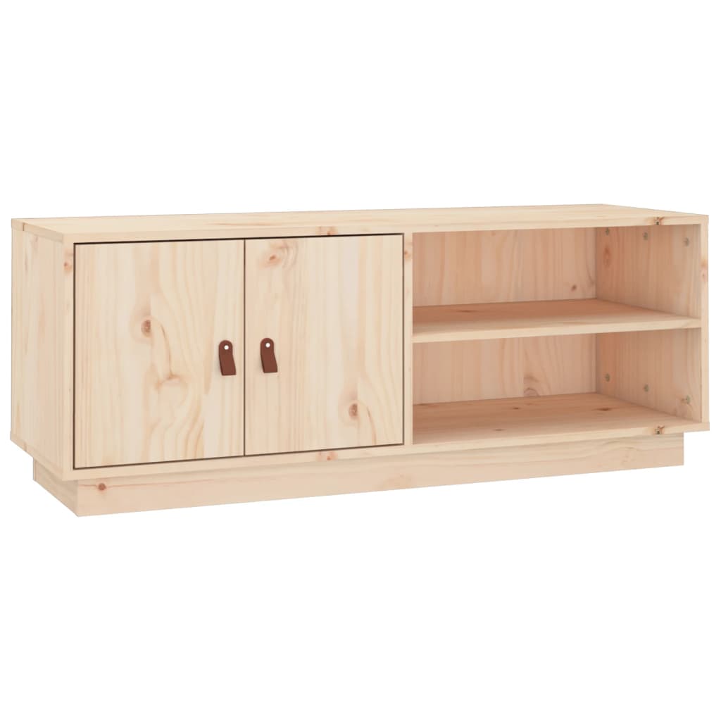 Meuble TV 105x34x40 cm Bois de pin massif - XIOS
