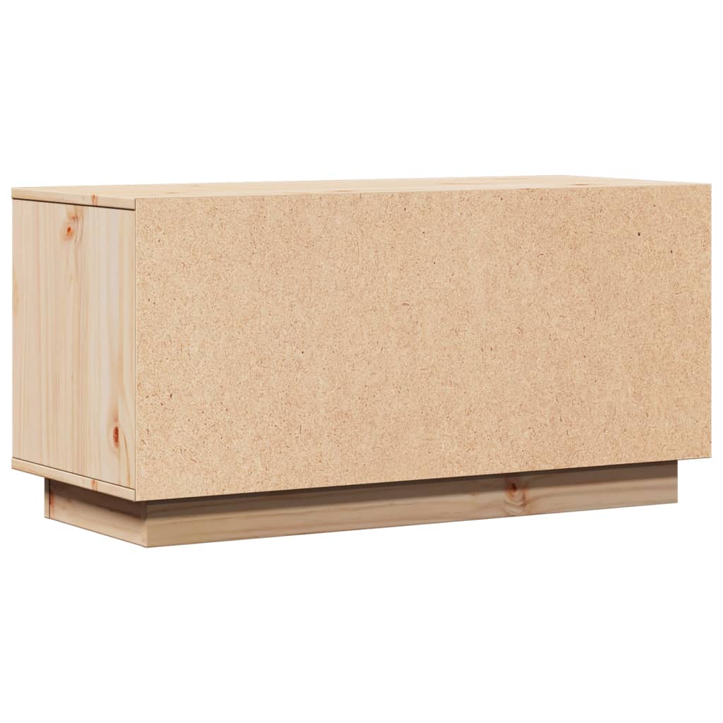 Meuble TV 80x34x40 cm Bois de pin massif - XIOS