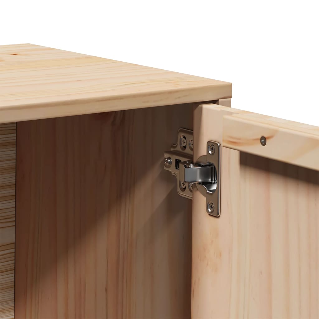 Meuble TV 80x34x40 cm Bois de pin massif - XIOS