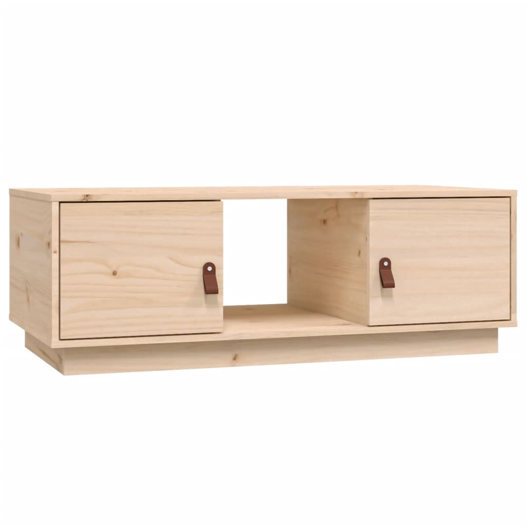 Table basse 100x50x35 cm Bois massif de pin - XIOS