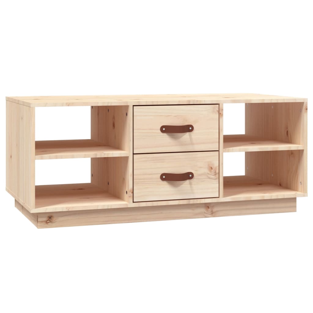 Table basse 100x50x41 cm Bois massif de pin - XIOS