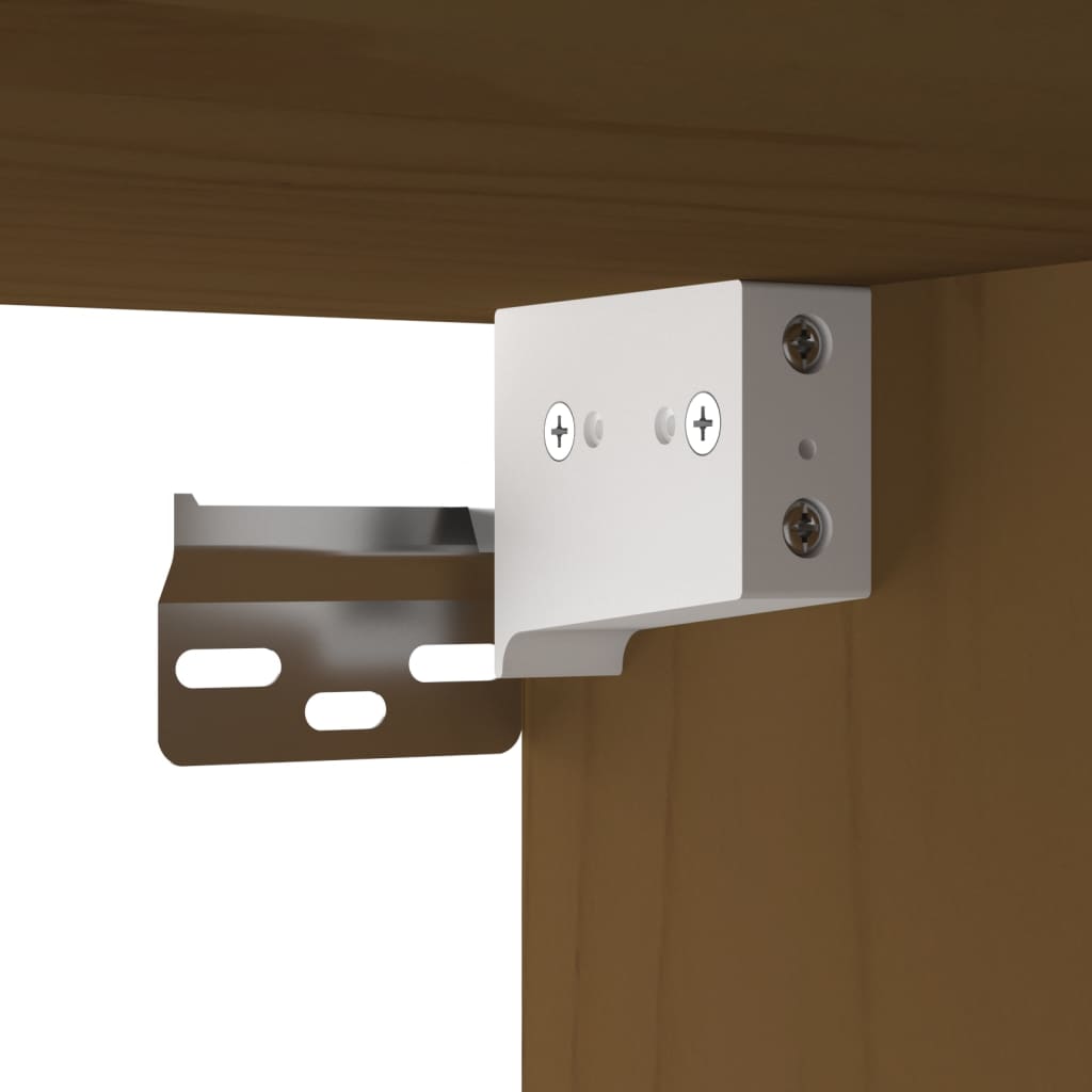 Armoire murale Marron miel 60x30x35 cm Bois de pin massif - XIOS