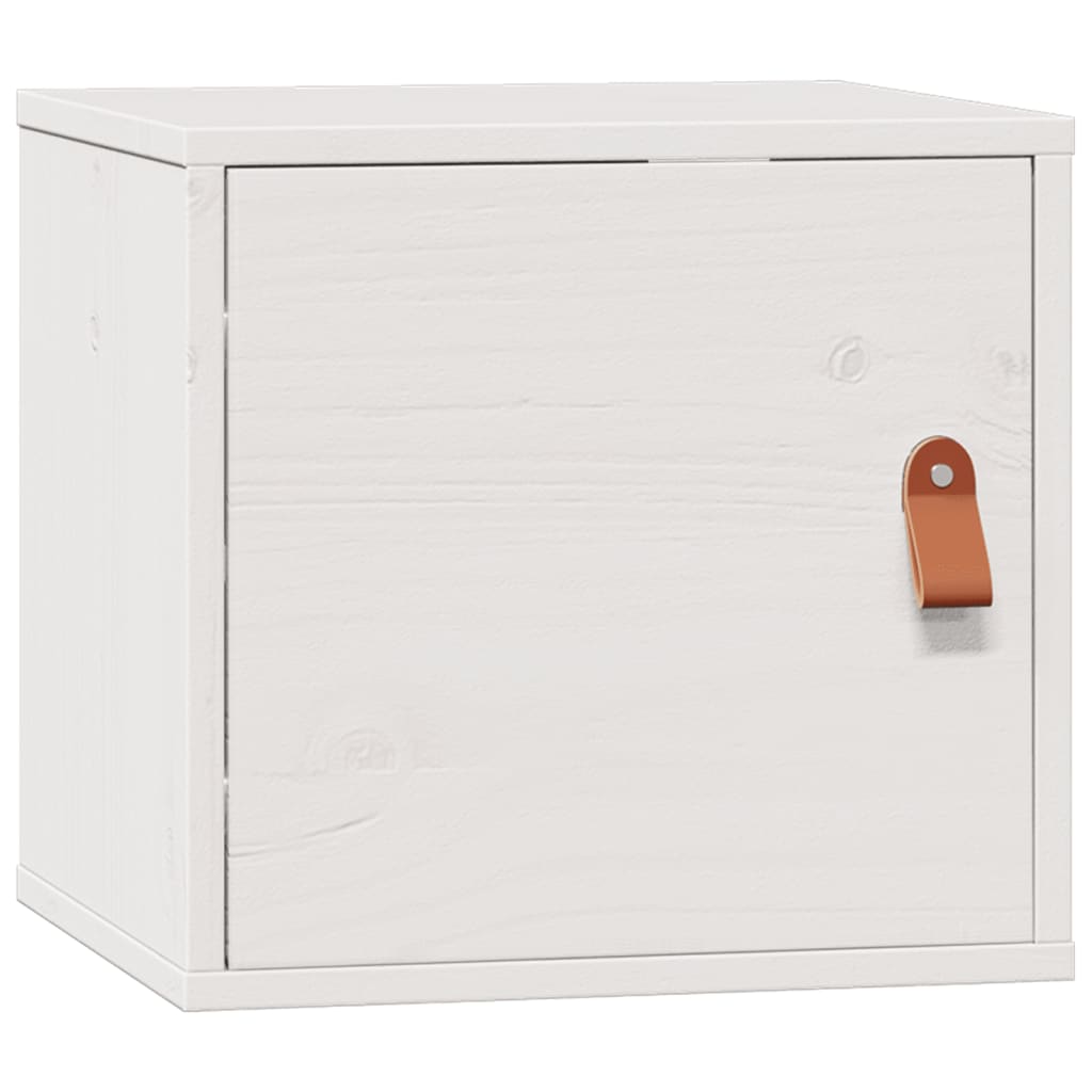 Armoire murale Blanc 31,5x30x30 cm Bois de pin massif
