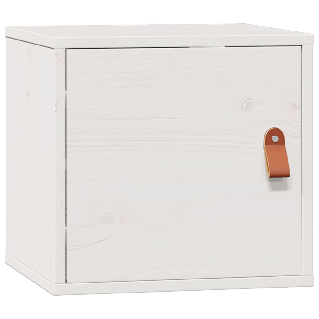 Armoires murales 2 pcs Blanc 31,5x30x30 cm Bois de pin massif - XIOS