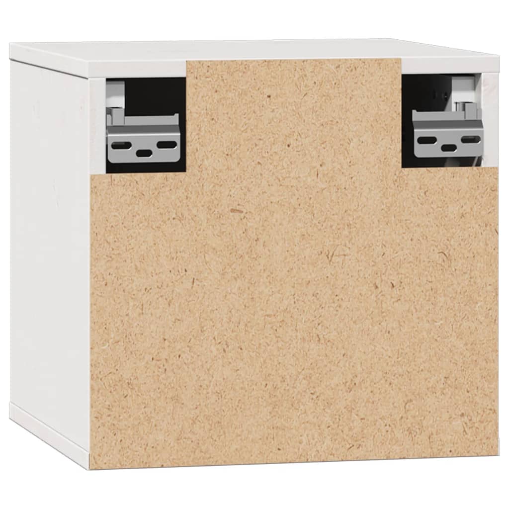 Armoires murales 2 pcs Blanc 31,5x30x30 cm Bois de pin massif - XIOS