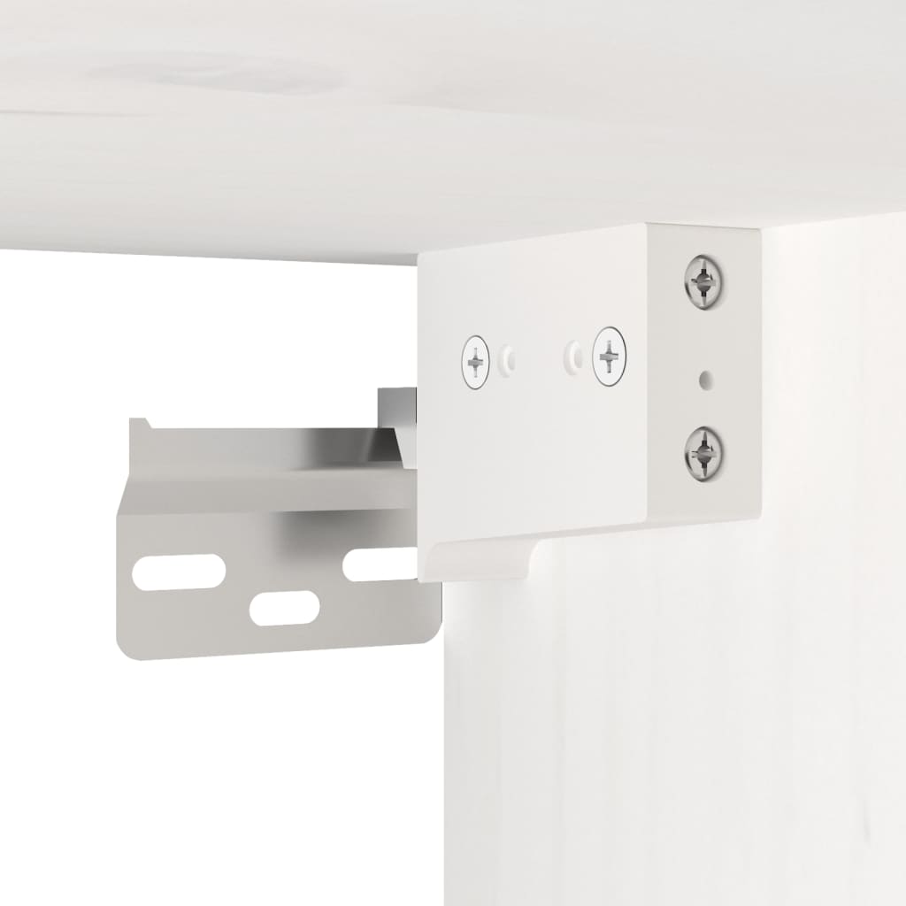 Armoires murales 2 pcs Blanc 31,5x30x30 cm Bois de pin massif - XIOS