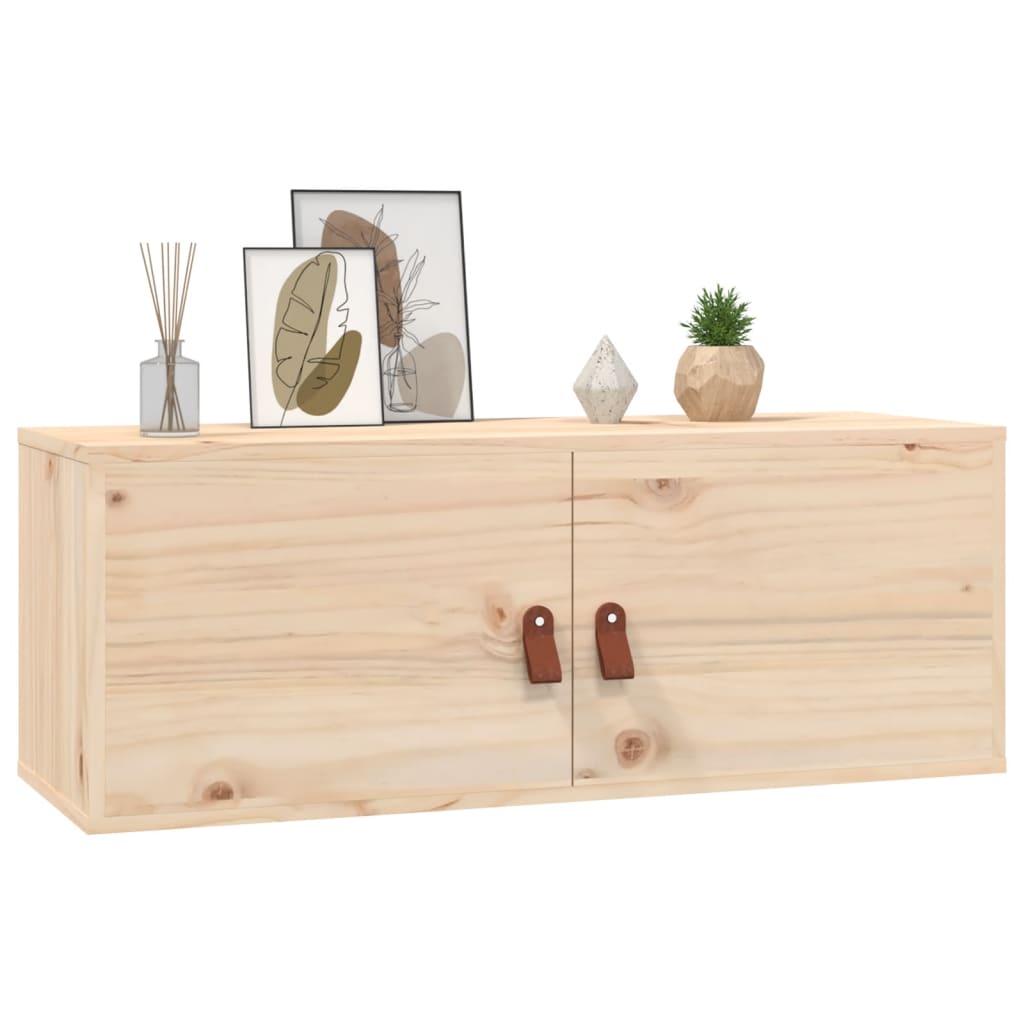 Armoire murale 80x30x30 cm Bois de pin massif - XIOS