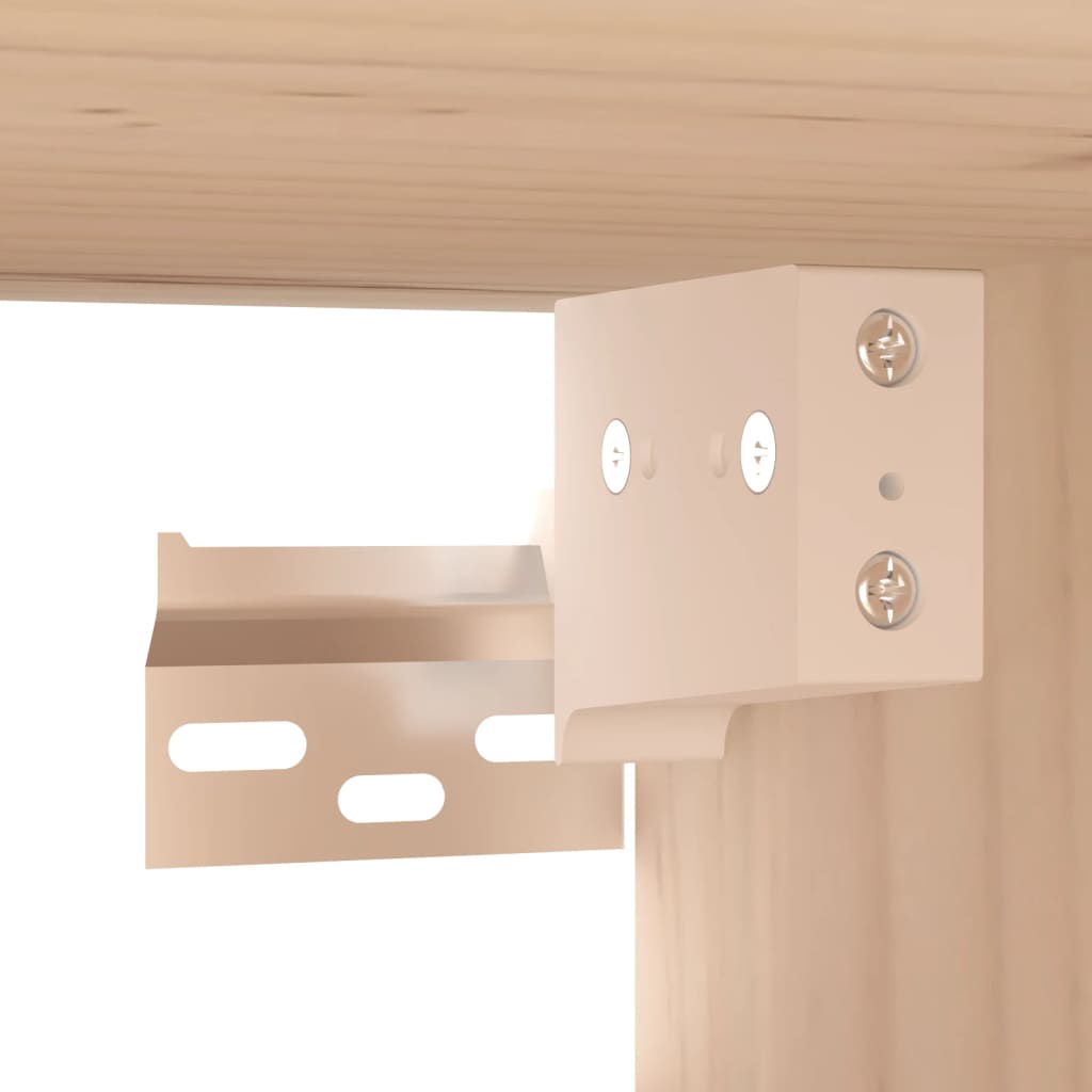 Armoire murale 80x30x30 cm Bois de pin massif - XIOS