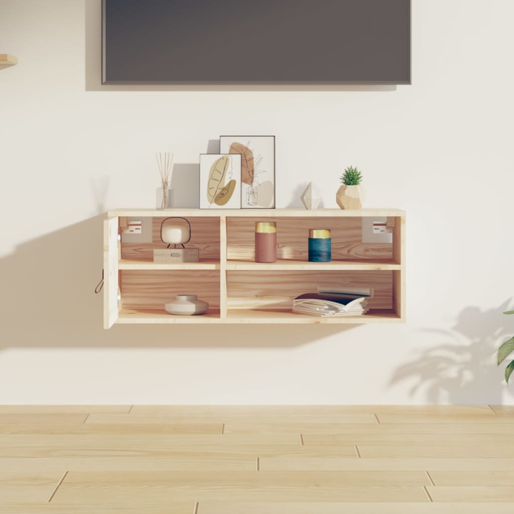 Armoire murale 80x30x30 cm Bois de pin massif - XIOS