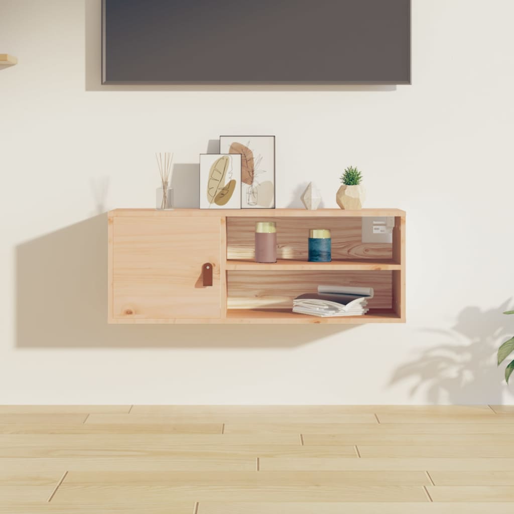 Armoire murale 80x30x30 cm Bois de pin massif - XIOS