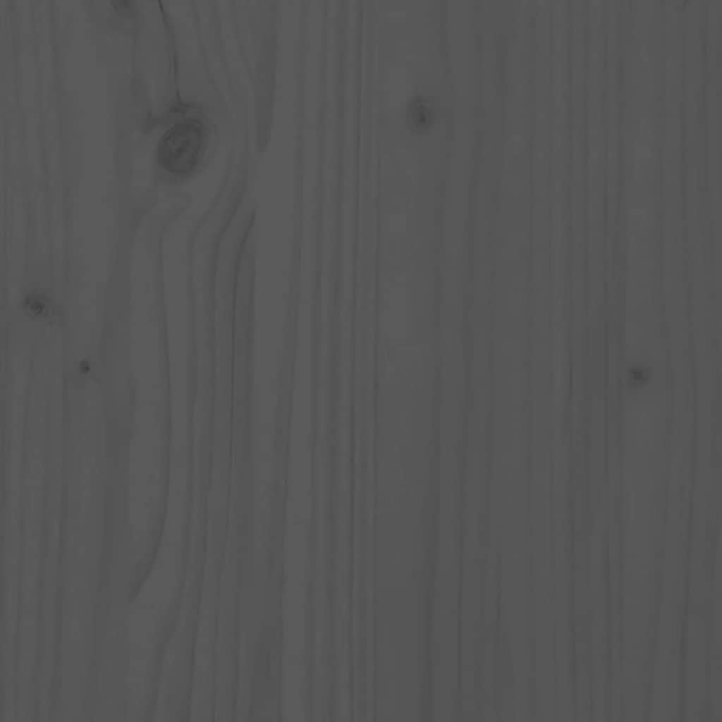 Coiffeuse Gris 95x50x134 cm Bois de pin massif - XIOS