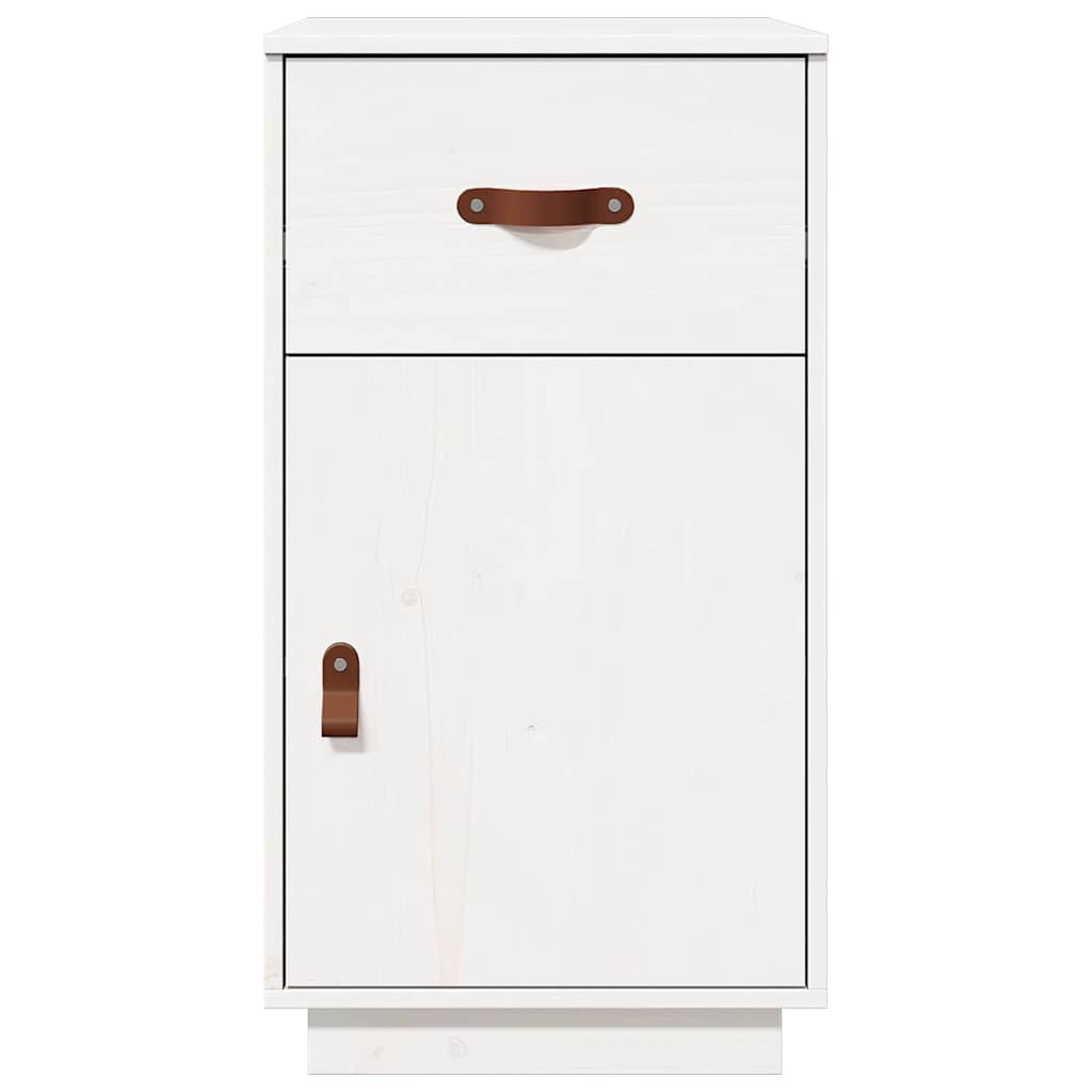 Armoire de bureau Blanc 40x50x75 cm Bois massif de pin - XIOS