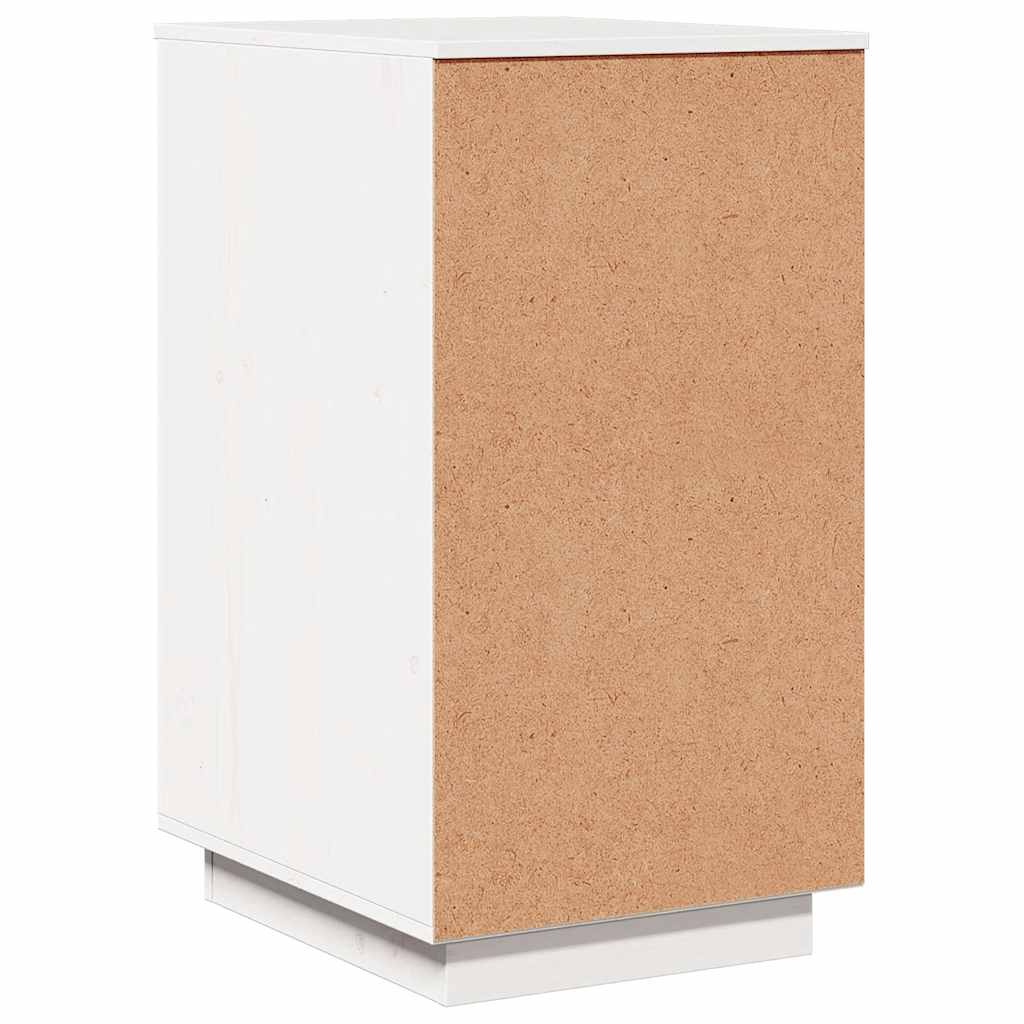 Armoire de bureau Blanc 40x50x75 cm Bois massif de pin - XIOS