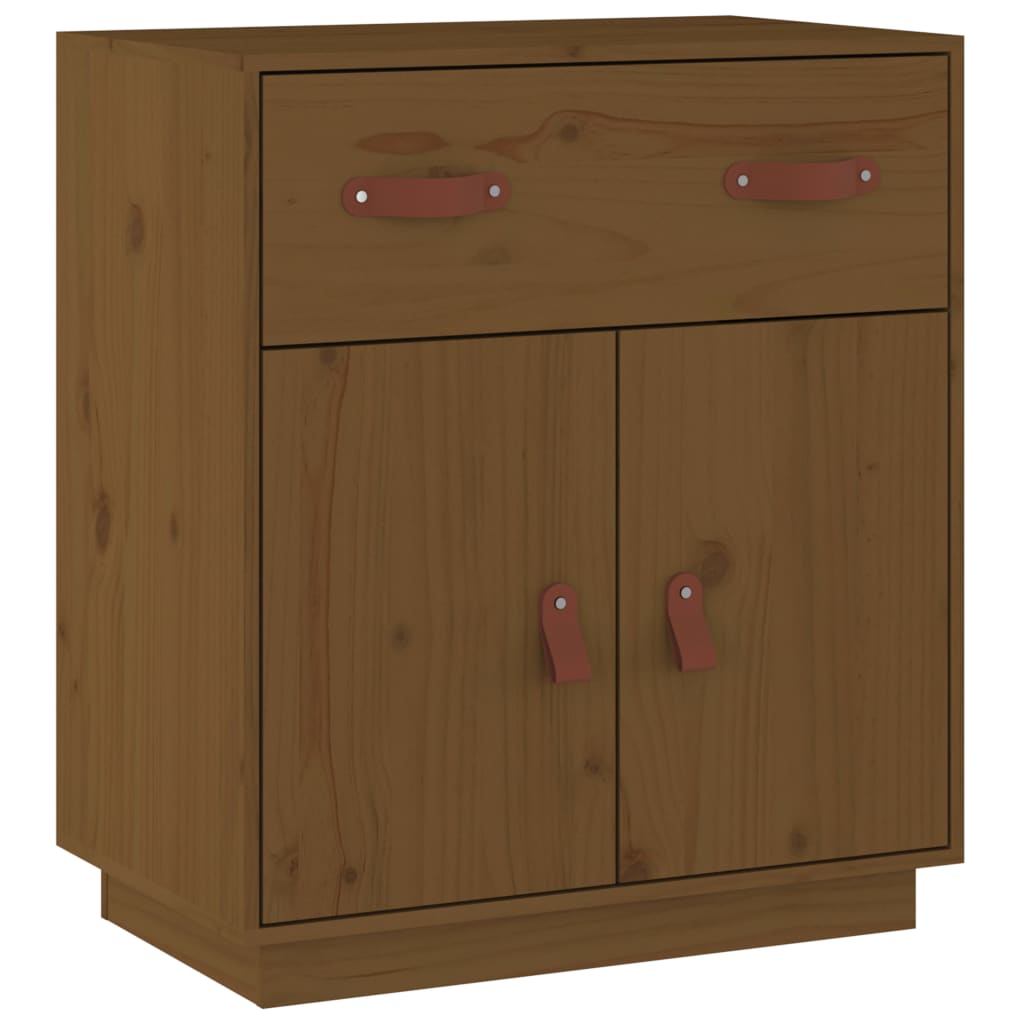 Buffet Marron miel 65,5x40x75 cm Bois massif de pin - XIOS