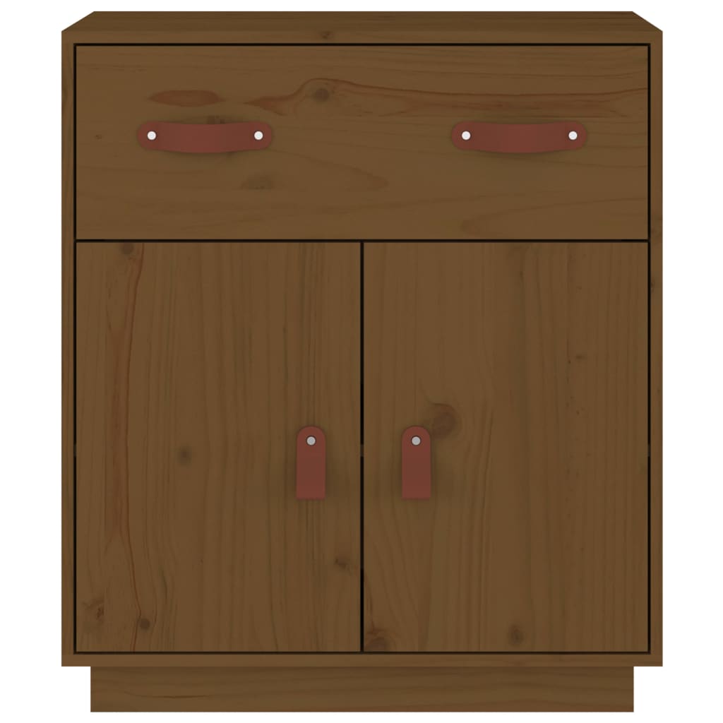 Buffet Marron miel 65,5x40x75 cm Bois massif de pin - XIOS