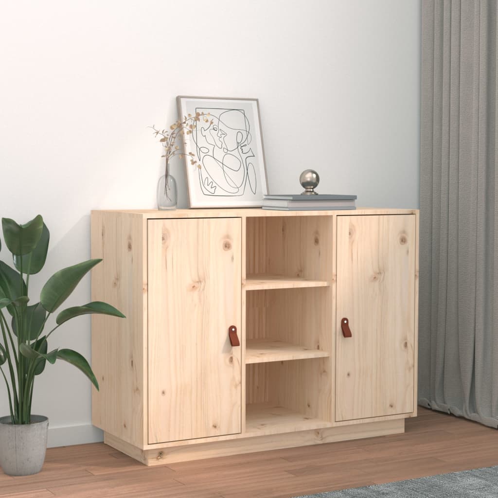 Buffet 100x40x75 cm Bois massif de pin - XIOS