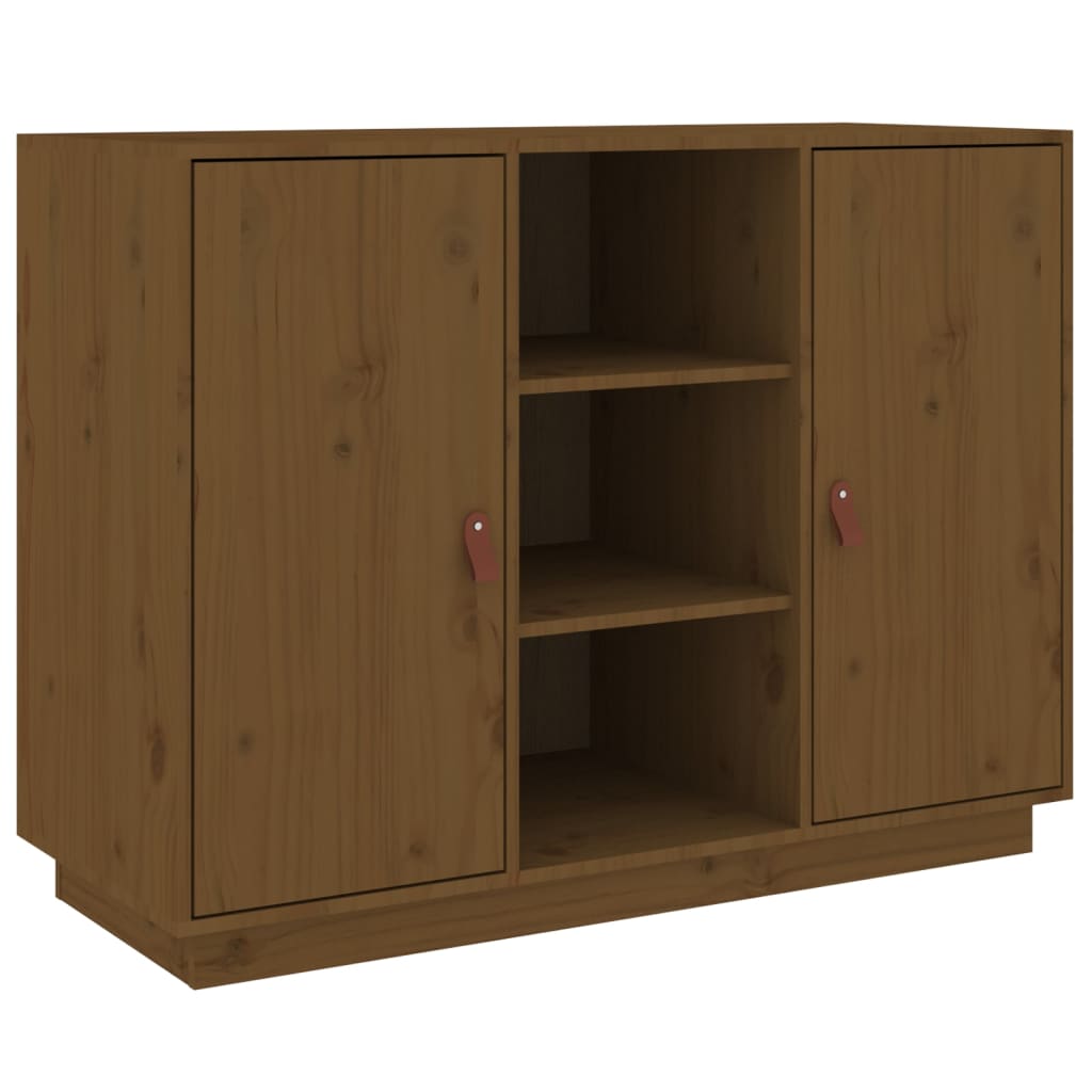 Buffet Marron miel 100x40x75 cm Bois massif de pin - XIOS