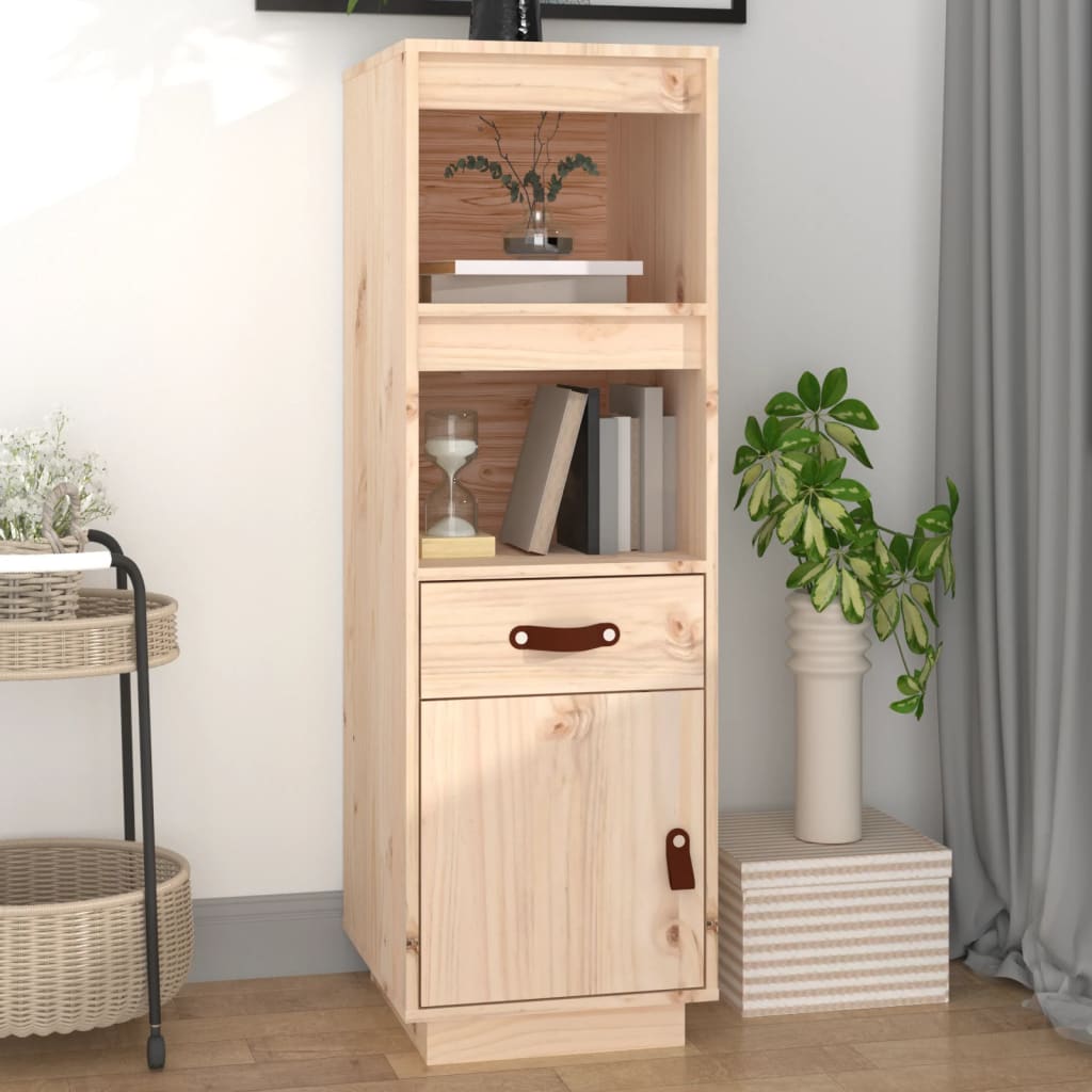 Buffet haut 34x40x108,5 cm Bois massif de pin - XIOS
