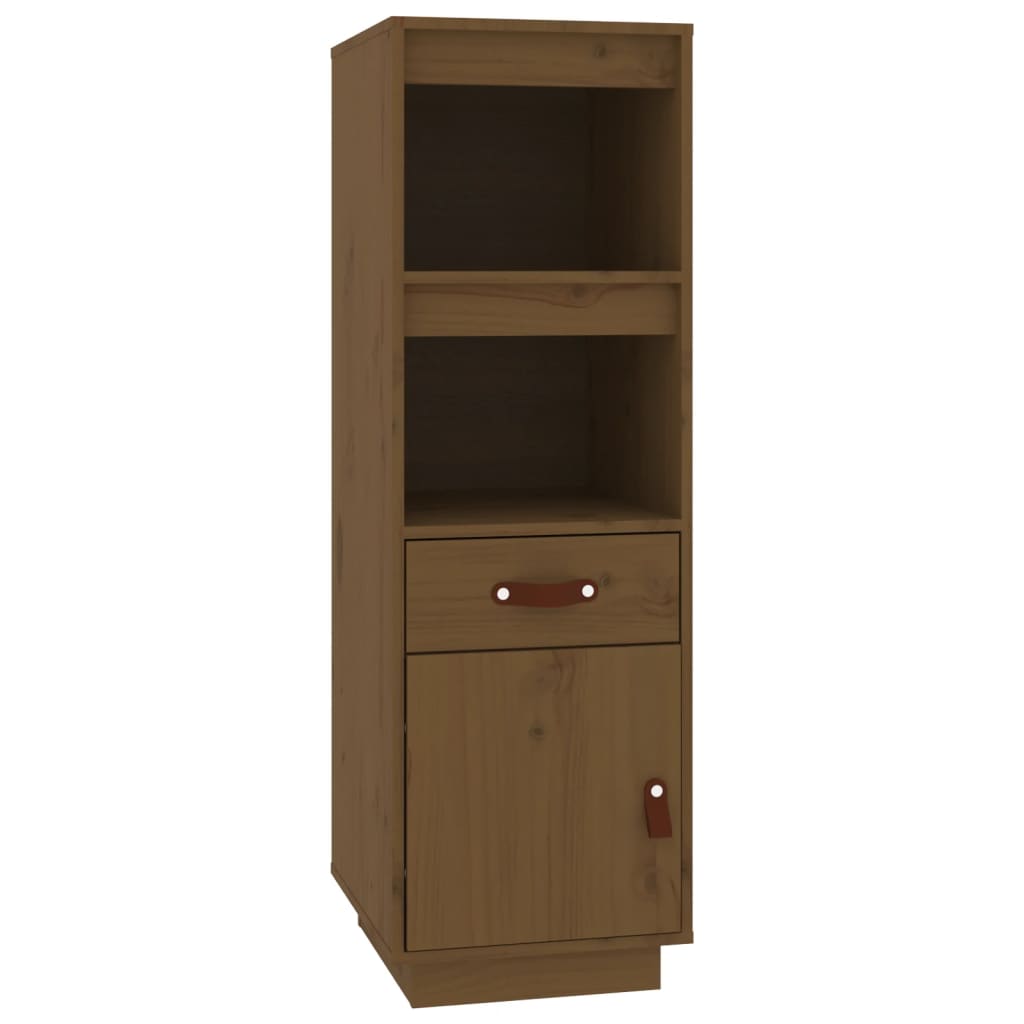 Buffet haut Marron miel 34x40x108,5 cm Bois massif de pin - XIOS