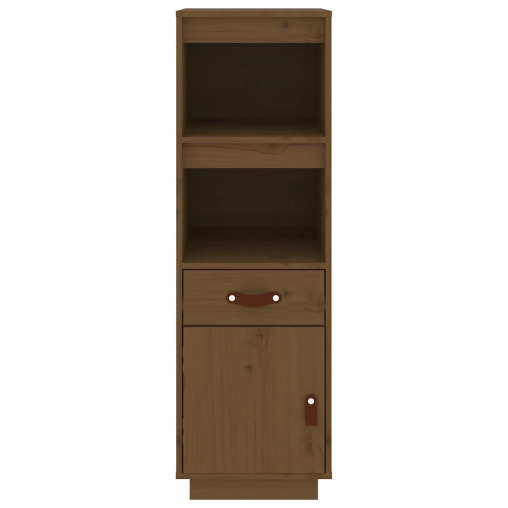 Buffet haut Marron miel 34x40x108,5 cm Bois massif de pin - XIOS